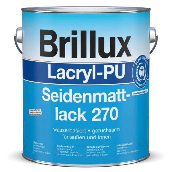 Lacryl-PU Seidenmattlack 270  - getönt
