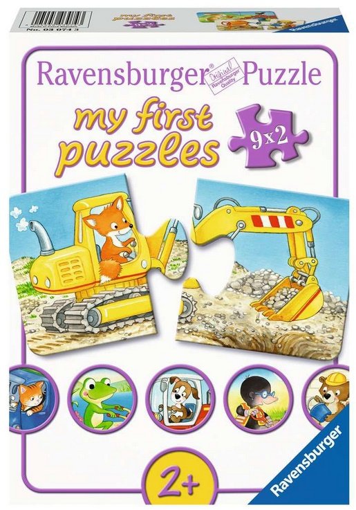 Tierische Baustelle   - Ravensburger My first puzzles