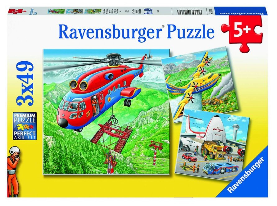 Über den Wolken   - Ravensburger Kinderpuzzle 3x49 Teile