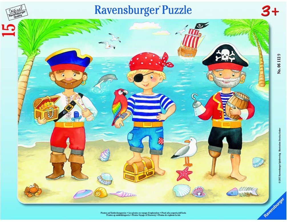 Piraten auf Entdeckungsreise   - Ravensburger Rahmenpuzzle