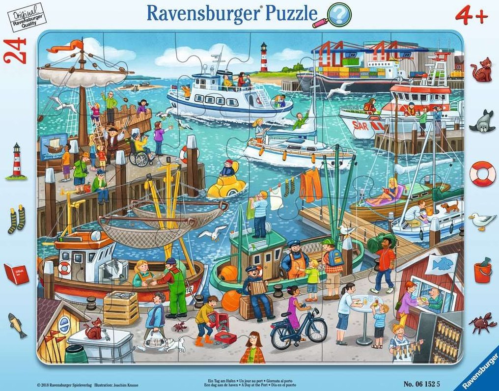 Ein Tag am Hafen  - Ravensburger Rahmenpuzzle