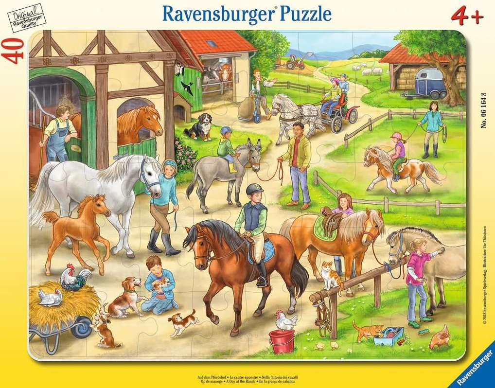 Auf dem Pferdehof - Ravensburger Rahmenpuzzle
