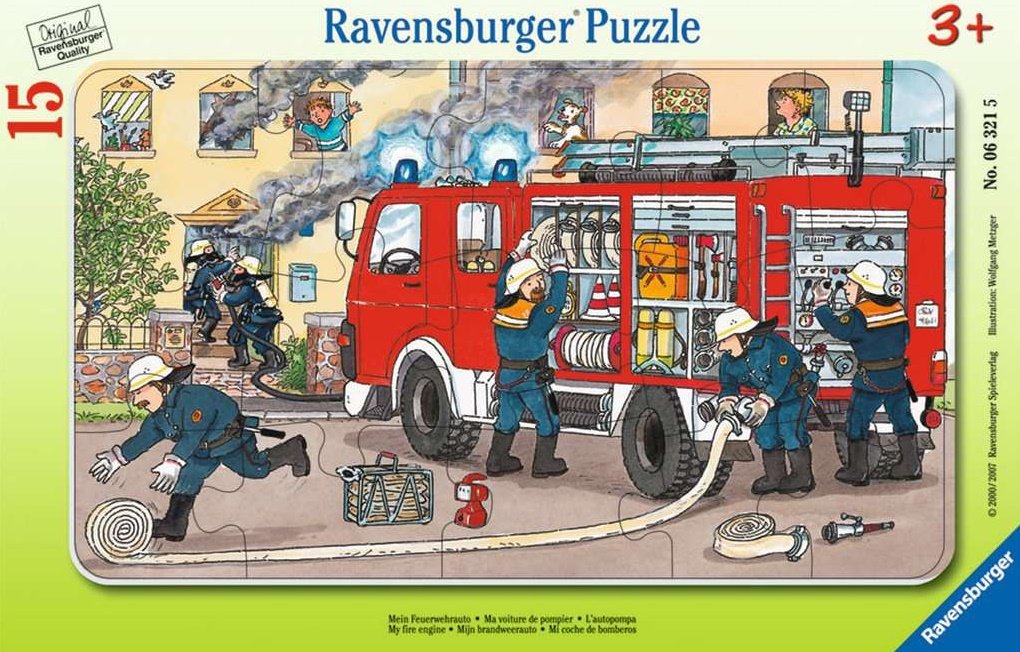 Mein Feuerwehrauto - Ravensburger Rahmenpuzzle