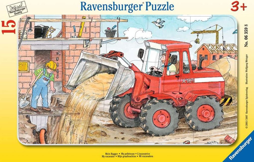 Mein Bagger - Ravensburger Rahmenpuzzle