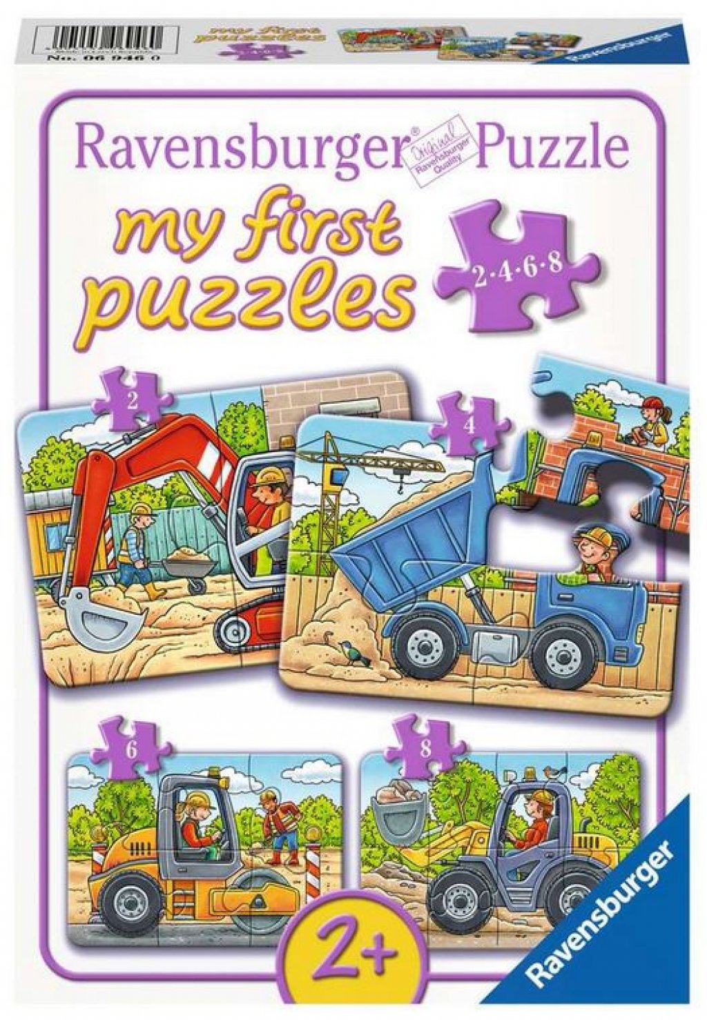 Meine liebsten Baustellenfahrzeuge - Ravensburger My first puzzles