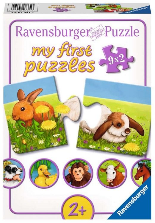 Liebenswerte Tiere - Ravensburger My first puzzles