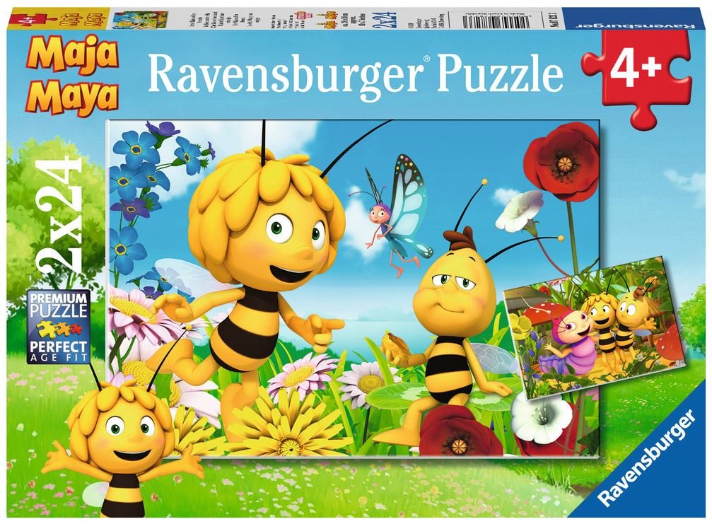 Biene Maja und ihre Freunde   - Ravensburger Kinderpuzzle 2x24 Teile