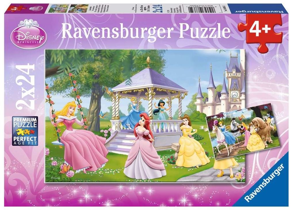 Disney Zauberhafte Prinzessinnen   - Ravensburger Kinderpuzzle 2x24 Teile