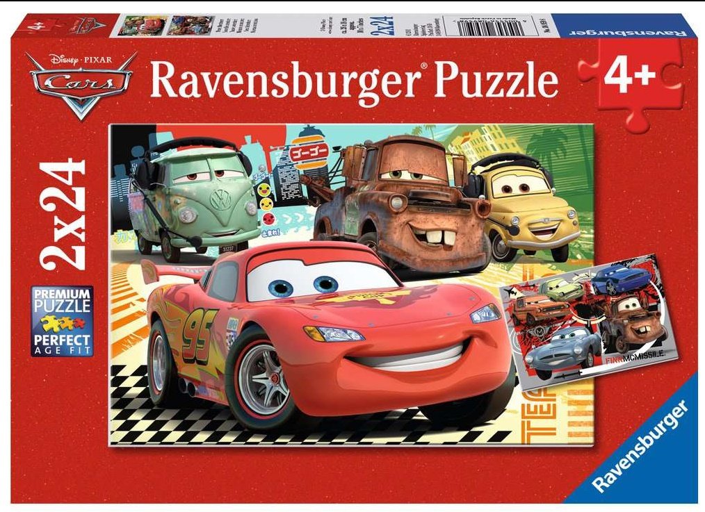 Cars. Neue Abenteuer.  - Ravensburger Kinderpuzzle 2x24 Teile