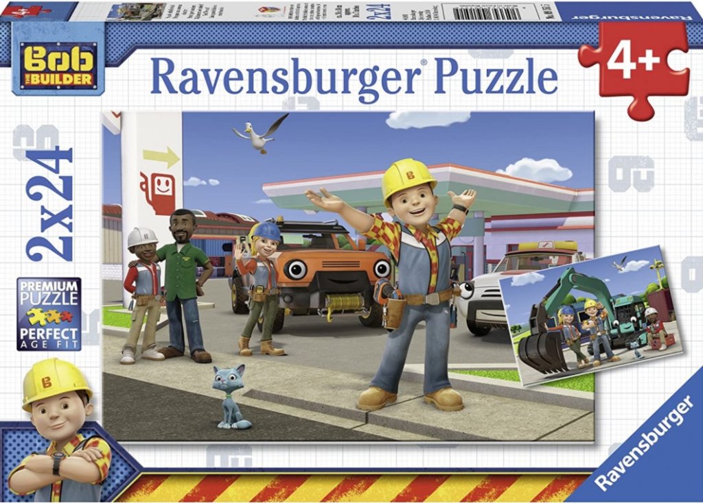 Bob der Baumeister YO wir schaffen das  - Ravensburger Kinderpuzzle 2x24 Teile