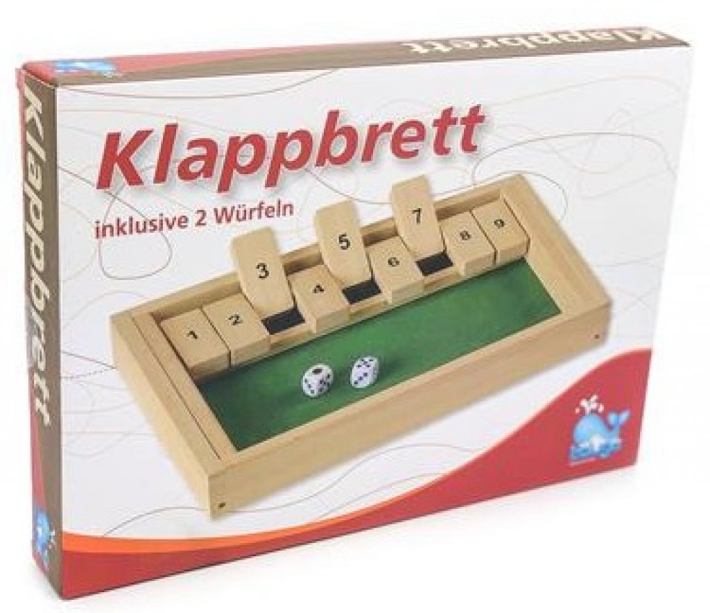 Klappbrett Shut the Box  - Spiel