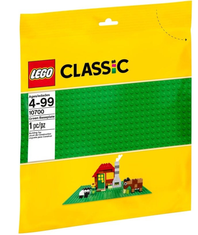 Lego Classic Grundplatte grün