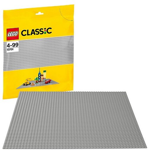 Lego Classic Grundplatte grau