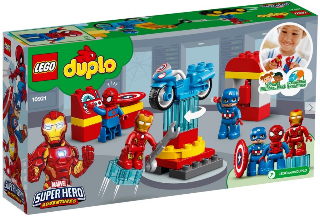 Lego Duplo Marvel Super Hero Iron Maus Labor-Treffpunkt