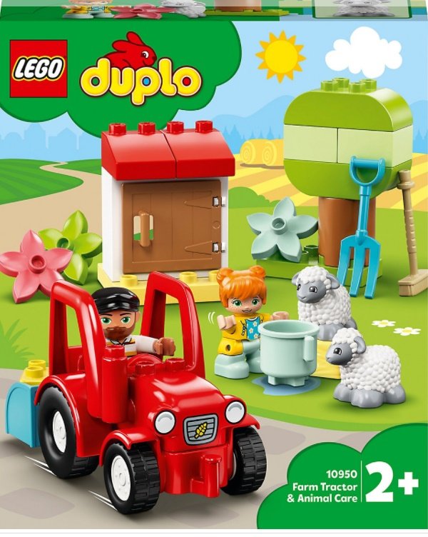 Lego  Duplo  Traktor und Tierpflege