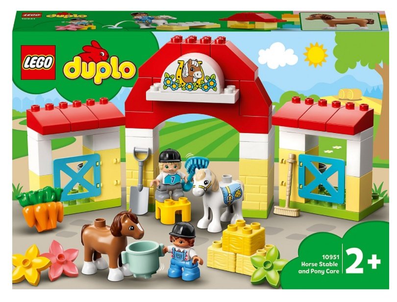 Lego  Duplo  Pferdestall und Ponypflege