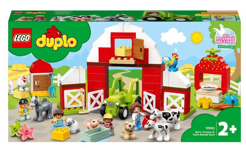 Lego  Duplo  Scheune, Traktor und Tierpflege