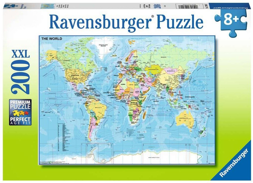 Die Welt   - Ravensburger Kinderpuzzle 200 Teile XXL