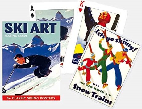Pokerkarten Ski Art   - Piatnik