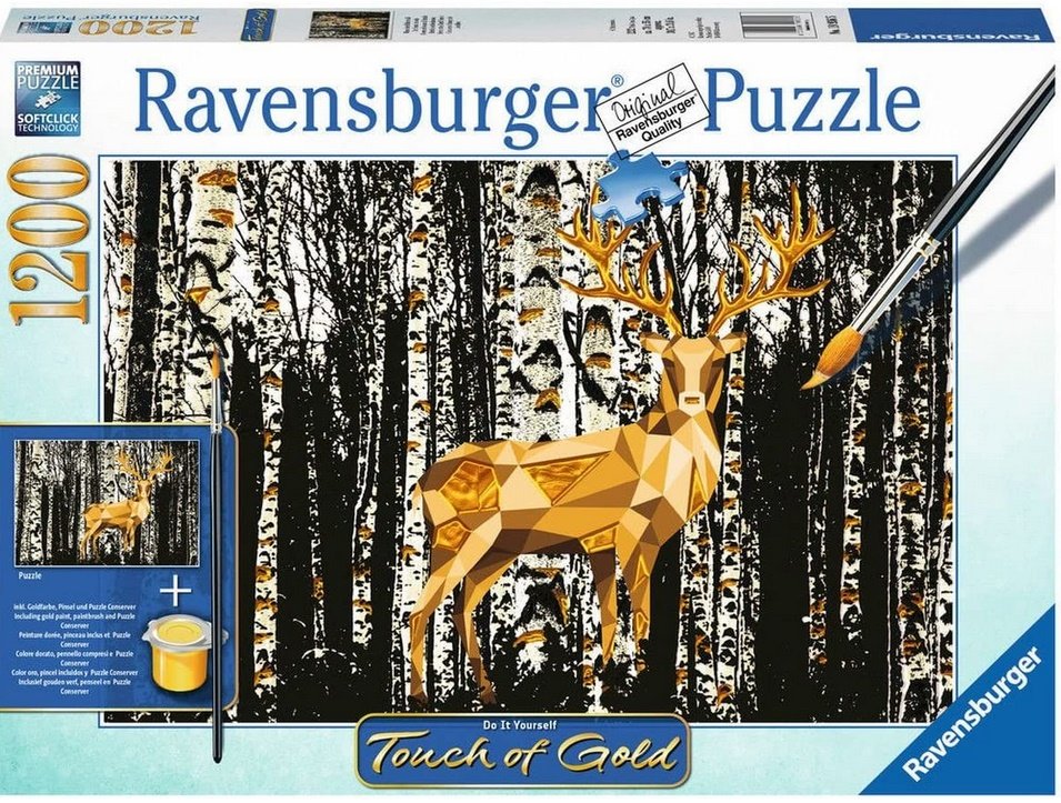 Hirsch im Birkenwald   - Ravensburger Puzzle 1200 Teile