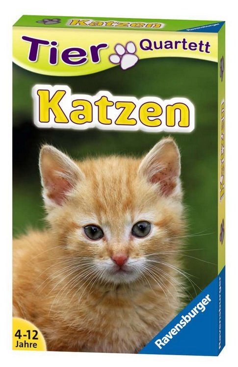Katzen Quartett   - Ravensburger Kinderkartenspiel
