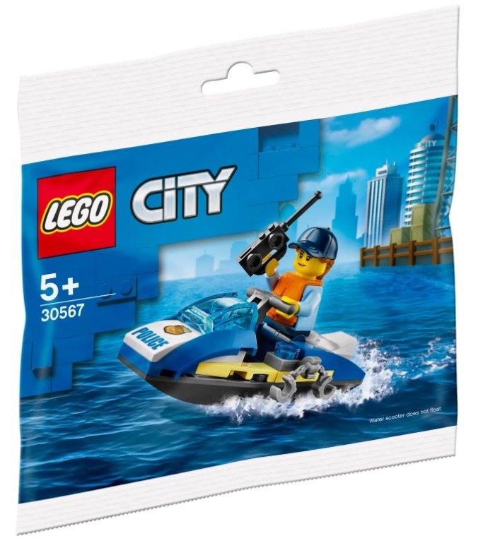 Lego City Polybag Polizeiwassermotorrad