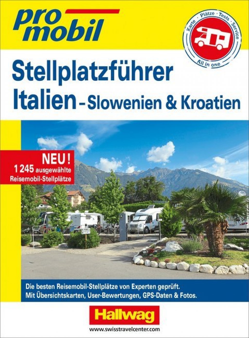 Stellplatz-Atlas Italien Promobil.   mit Slowenien und Kroatien