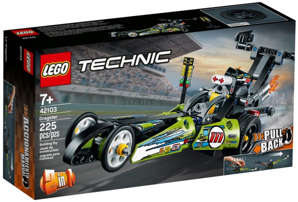 Lego Technic  Dragster Rennauto