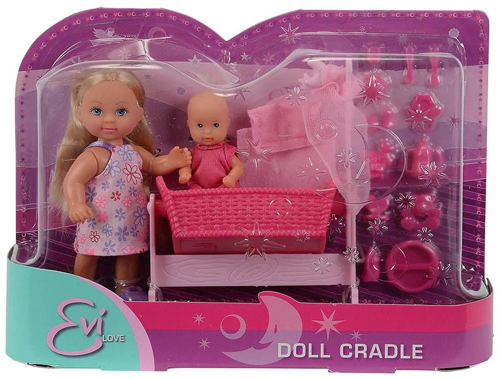 Puppe Evi Doll cradle und Baby - Evi Love