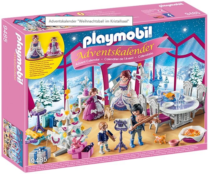 Adventkalender Weihnachtsball im Kristallsaal  - Playmobil