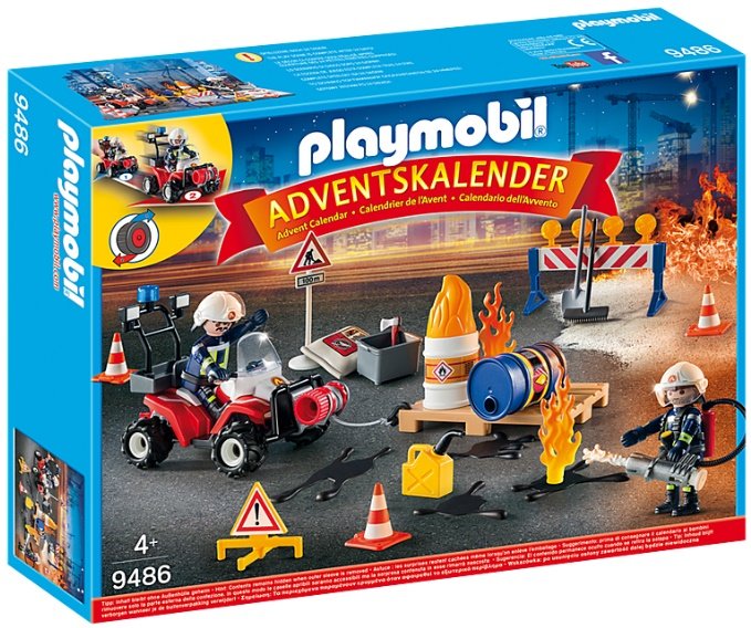 Adventkalender Feuerwehreinsatz  - Playmobil