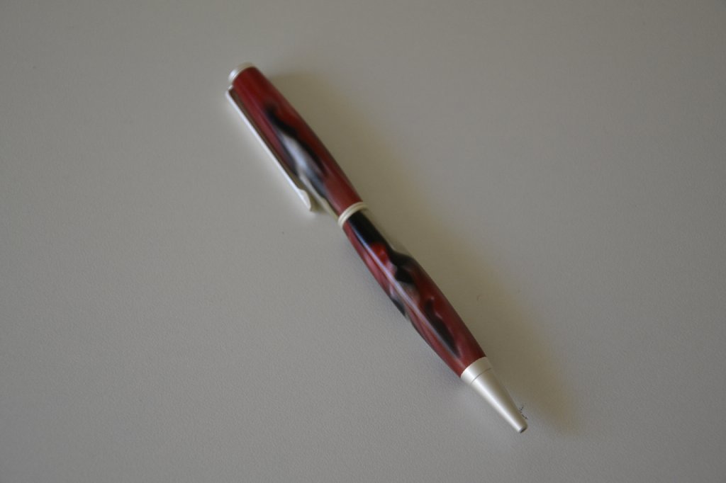 Gedrechselter Kugelschreiber Acryl