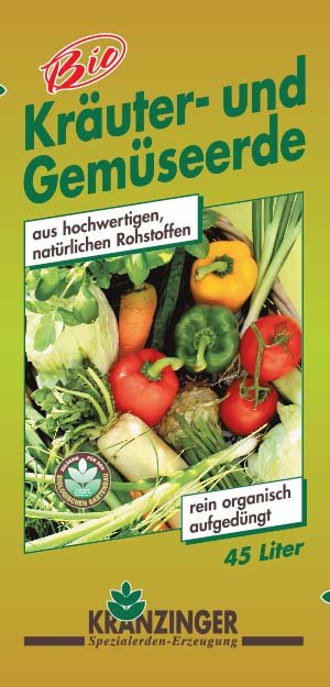 Bio Kräuter- und Gemüseerde 45l